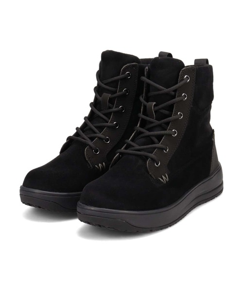 madras Walk(マドラスウォーク)の「【GORE-TEX】マドラスウォーク madras Walk 厚底レースアップブーツ MWL2235(ブーツ・レディース・グレー/ブラック・24cm/23.5cm/23cm/22.5cm/24.5cm)」の2枚目の写真