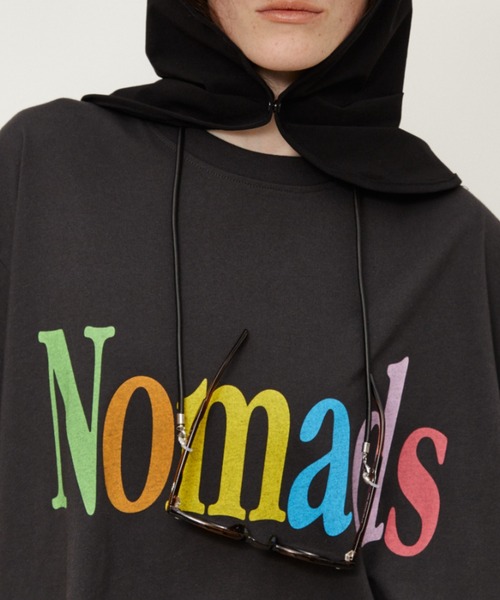 Auntie Rosa Holiday(アンティローザホリデー)の「NomadsカラーロゴオーバーサイズT(Tシャツ/カットソー・レディース・チャコールグレー/ホワイト・FREE)」の20枚目の写真