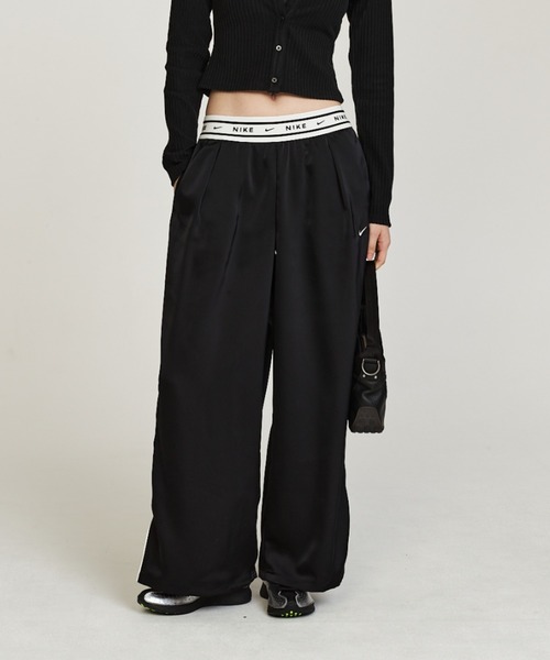 ナイキ スポーツウェア ウィメンズ ルーズ ミッドライズ サテンパンツ