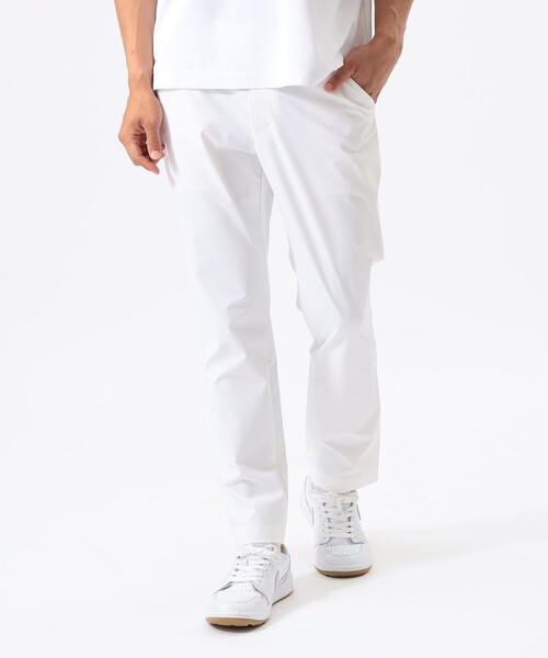 BEAMS GOLF(ビームスゴルフ)の「〈MEN〉 ORANGE LABEL / USシリーズ SQR 撥水ストレッチパンツ(接触冷感・UVカット)(その他パンツ・メンズ・ホワイト/ブラック/ネイビー・X-LARGE/LARGE/MEDIUM/SMALL/X-SMALL)」の1枚目の写真