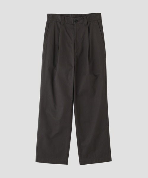 MHL.(エムエイチエル)の「WASHED CHINO COTTON(その他パンツ・レディース・チャコール/オフホワイト・2/1/0/3)」の10枚目の写真