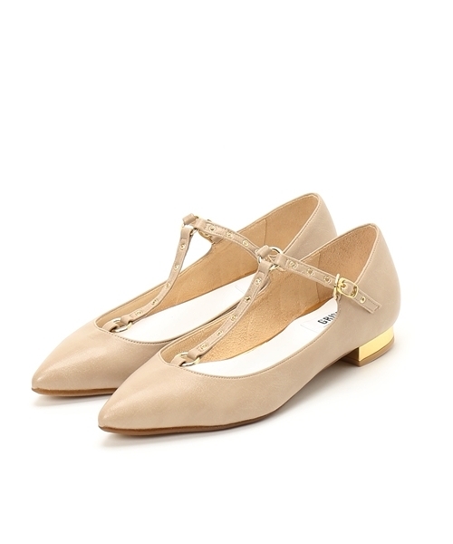 LE TALON（ルタロン）の「GRISE アイレットストラップフラット◆（その他シューズ・レディース・ブラック/ベージュ/シルバー・36/37/37.5/36.5/38/35.5）」の3枚目の写真