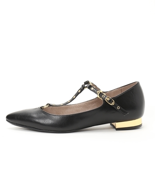 LE TALON（ルタロン）の「GRISE アイレットストラップフラット◆（その他シューズ・レディース・ブラック/ベージュ/シルバー・36/37/37.5/36.5/38/35.5）」の4枚目の写真