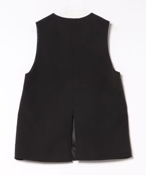 STRAWBERRY-FIELDS(ストロベリーフィールズ)の「フリーラインクロスⅡ_2WayストレッチVネックベスト(ベスト・レディース・ブラック・2)」の11枚目の写真
