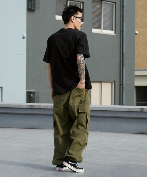 and wander(アンドワンダー)の「and wander/アンドワンダー and wander big logo SS T クルーネックTシャツ 2026年 夏 夏服(Tシャツ/カットソー・メンズ・ブラック/ホワイト・M/L/XL)」の20枚目の写真