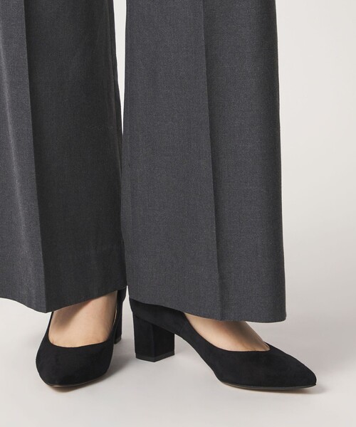 ODETTE E ODILE（オデットエオディール）の「ポインテッドブロックヒール パンプス55↓↑（パンプス・レディース・その他1/ブラック・22.5cm/23.5cm/22cm/25cm/24.5cm/23cm/24cm/21.5cm）」の3枚目の写真