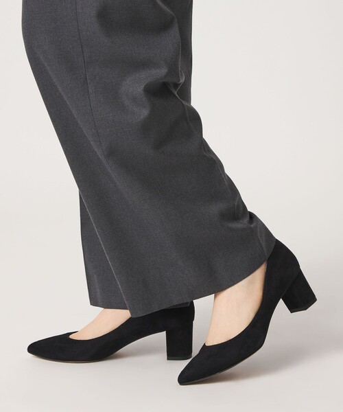 ODETTE E ODILE（オデットエオディール）の「ポインテッドブロックヒール パンプス55↓↑（パンプス・レディース・その他1/ブラック・22.5cm/23.5cm/22cm/25cm/24.5cm/23cm/24cm/21.5cm）」の4枚目の写真