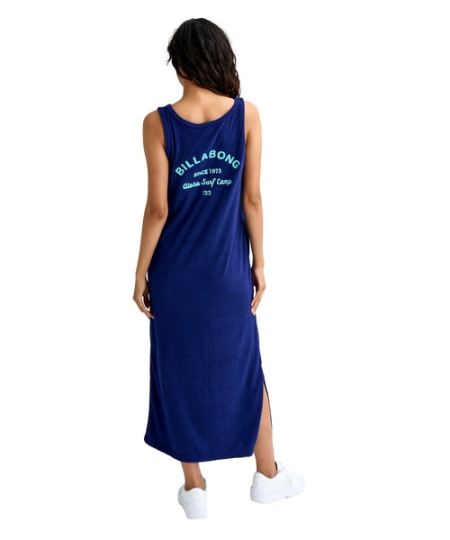 BILLABONG(ビラボン)の「BILLABONG ウィメンズ PILE SL DRESS ワンピース 【2026年春夏モデル】/ビラボンパイル地ワンピース(セットアップ対応可)(ワンピース・レディース・グレー/ネイビー/ブルー系その他/ホワイト・MEDIUM)」の13枚目の写真