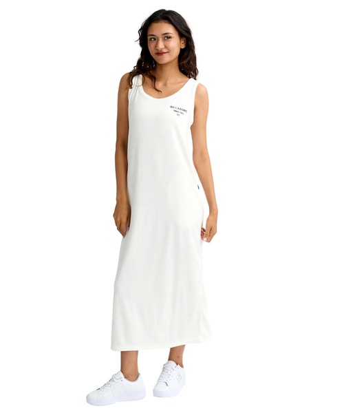 BILLABONG(ビラボン)の「BILLABONG ウィメンズ PILE SL DRESS ワンピース 【2026年春夏モデル】/ビラボンパイル地ワンピース(セットアップ対応可)(ワンピース・レディース・グレー/ネイビー/ブルー系その他/ホワイト・MEDIUM)」の19枚目の写真