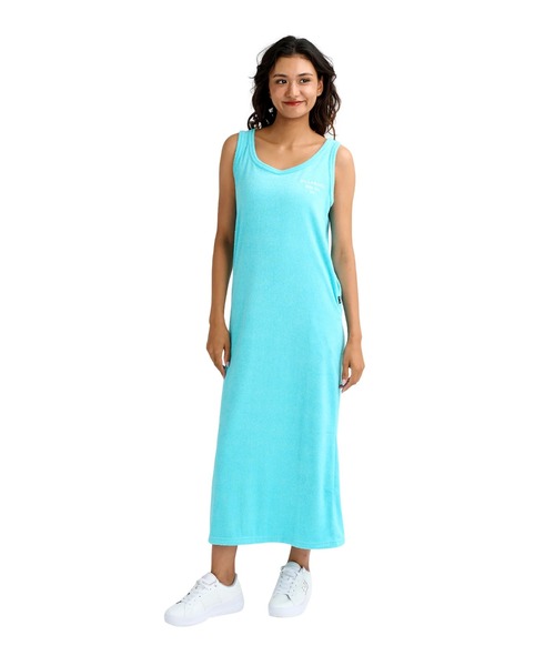 BILLABONG(ビラボン)の「BILLABONG ウィメンズ PILE SL DRESS ワンピース 【2026年春夏モデル】/ビラボンパイル地ワンピース(セットアップ対応可)(ワンピース・レディース・グレー/ネイビー/ブルー系その他/ホワイト・MEDIUM)」の16枚目の写真