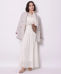 Arpege story（アルページュストーリー）の「ストレッチレースシャーリングワンピース（ワンピース）」