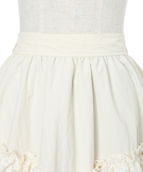 F i.n.t（フィント）の「【セットアップ対応】レースフリルミニスカート/fint フィント（スカート・レディース・アイボリー/ホワイト×パープル・FREE）」の20枚目の写真