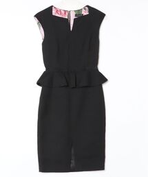 テッドベイカー ドレス サイズ0 XS - ドラマ使用】Ted Baker テッドベイカー Seella 桜柄チュニックドレス