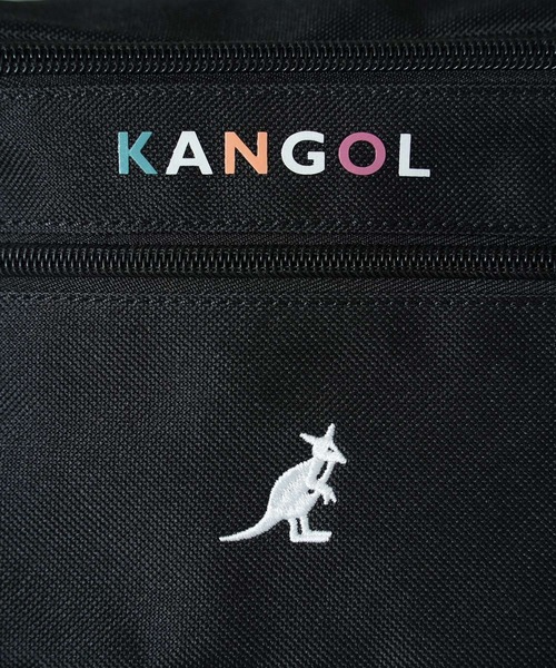 KANGOL（カンゴール）の「"06"≪KANGOL≫ブランドロゴマーク ウエストバッグ（ボディバッグ/ウエストポーチ・メンズ・ブラック×ホワイト/ブラック・ONE SIZE）」の10枚目の写真