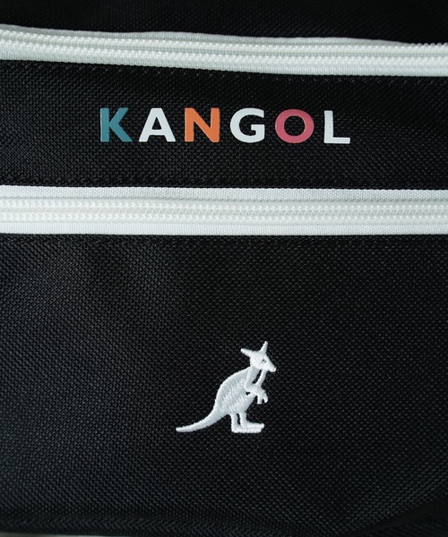 KANGOL（カンゴール）の「"06"≪KANGOL≫ブランドロゴマーク ウエストバッグ（ボディバッグ/ウエストポーチ・メンズ・ブラック×ホワイト/ブラック・ONE SIZE）」の11枚目の写真