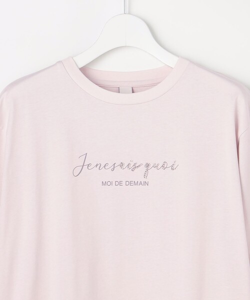 ANY SIS(エニィスィス)の「ビジュープリント Tシャツ(Tシャツ/カットソー・レディース・ベージュ系/ライトグリーン系/ホワイト系・X-LARGE)」の10枚目の写真