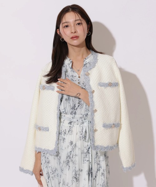 Apuweiser-riche（アプワイザーリッシェ）の「ラインフラワープリーツワンピース（ワンピース・レディース・ライトイエロー/ピンクベージュ/ライトブルー・2/1/0）」の15枚目の写真