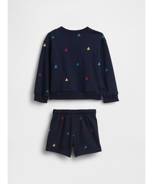GAP(ギャップ)の「ヴィンテージソフト フレンチテリー スウェットセットアップ (幼児・ベビー)(セットアップ・キッズ・ネイビー・70cm/80cm/90cm/95cm/100cm/105cm/110cm)」の3枚目の写真