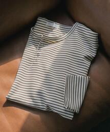 SENSE OF PLACE by URBAN RESEARCH | ボーダーヘンリーネックロングTシャツ(Tシャツ/カットソー)