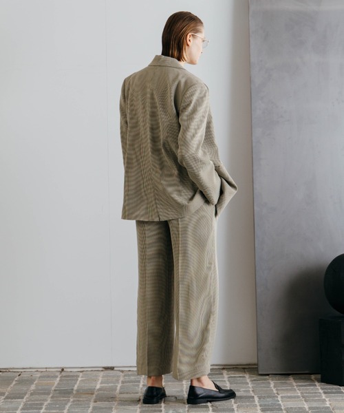 CHECK JQ JUMP SUIT/チェックジャガードジャンプスーツ（つなぎ