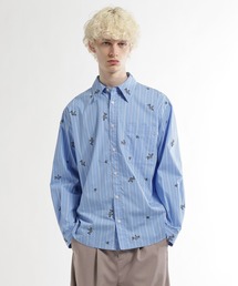 HARE | ストライプシシュウシャツ(HARE)(シャツ/ブラウス)