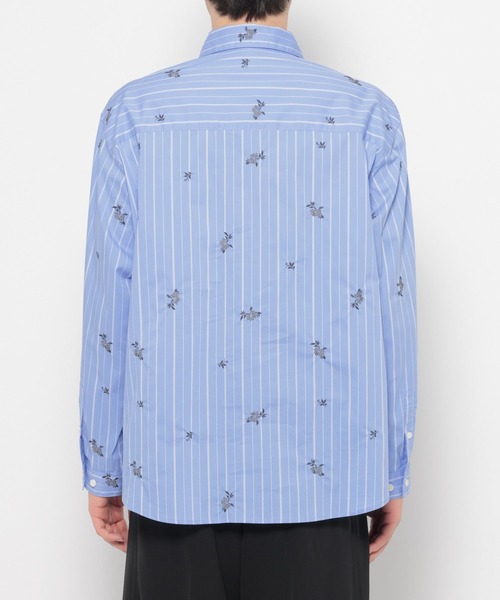 HARE（ハレ）の「ストライプシシュウシャツ(HARE)（シャツ/ブラウス・メンズ・ブラック/ブルー・FREE）」の16枚目の写真