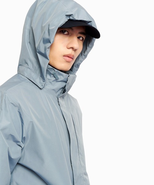 AIGLE(エーグル)の「GORE-TEX ゴアテックス 防風 透湿 防水 2レイヤー ジャケット RP / フード取り外し可(マウンテンパーカー・メンズ・ベージュ/ダークネイビー/グレー・XXL/XS/XL/S/M/L)」の13枚目の写真