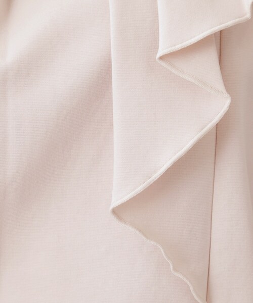 index(インデックス)の「アシメタックフリルバートップス【洗濯機OK】(Tシャツ/カットソー・レディース・ネイビー/サンドベージュ/オフホワイト・40/38/36)」の12枚目の写真