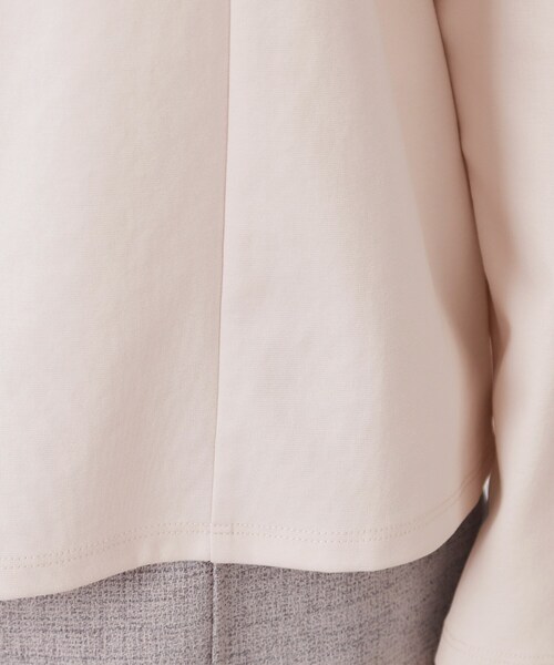 index(インデックス)の「アシメタックフリルバートップス【洗濯機OK】(Tシャツ/カットソー・レディース・ネイビー/サンドベージュ/オフホワイト・40/38/36)」の18枚目の写真