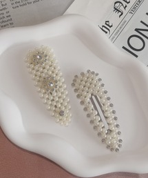 ULEULA（ウルア）の「ビジュー×パールヘアピンアソート【動画あり】（ヘアピン）」