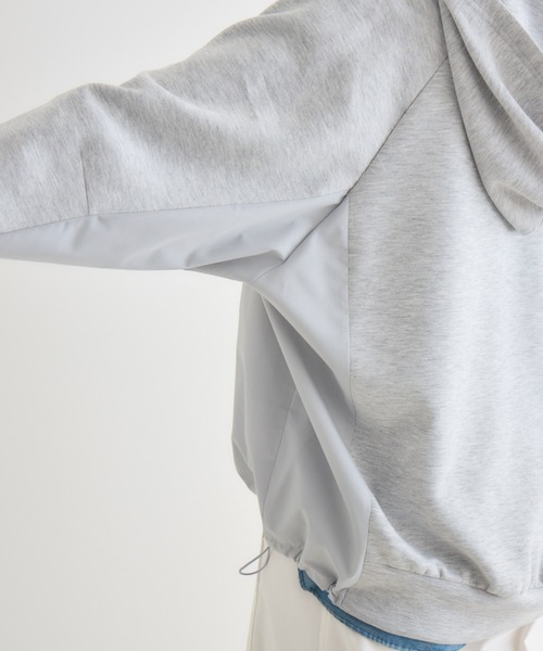 KATHARINE ROSS（キャサリンロス）の「【KATHARINE ROSS】異素材ダンボールパーカー（パーカー・レディース・グレー/オフホワイト・FREE）」の12枚目の写真