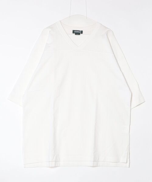 fitfor(フィットフォー)の「【SE1】【FIT FOR/フィットフォー】 #503 MESH FOOTBALL TEE(Tシャツ/カットソー・メンズ・White/ブルー/Black・L/XL)」の14枚目の写真