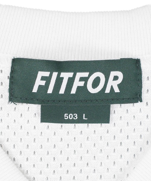 fitfor(フィットフォー)の「【SE1】【FIT FOR/フィットフォー】 #503 MESH FOOTBALL TEE(Tシャツ/カットソー・メンズ・White/ブルー/Black・L/XL)」の9枚目の写真