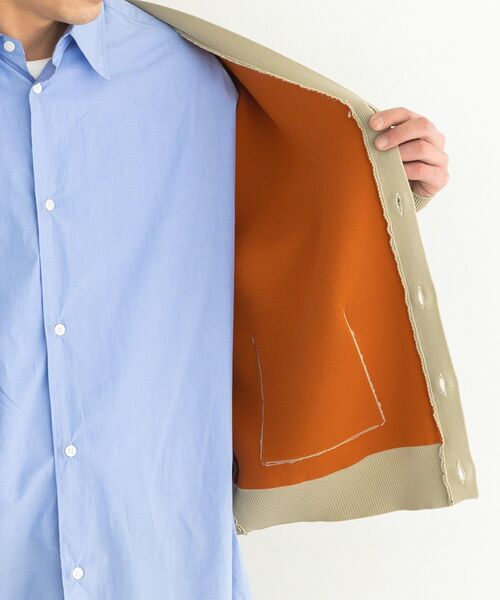 CRAFT STANDARD BOUTIQUE（クラフトスタンダードブティック）の「ウォッシャブルVネックカーディガン（カーディガン/ボレロ・メンズ・ベージュ/チャコールグレー/ブラック・M/L）」の8枚目の写真