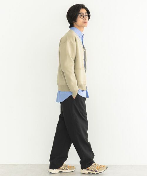 CRAFT STANDARD BOUTIQUE（クラフトスタンダードブティック）の「ウォッシャブルVネックカーディガン（カーディガン/ボレロ・メンズ・ベージュ/チャコールグレー/ブラック・M/L）」の10枚目の写真