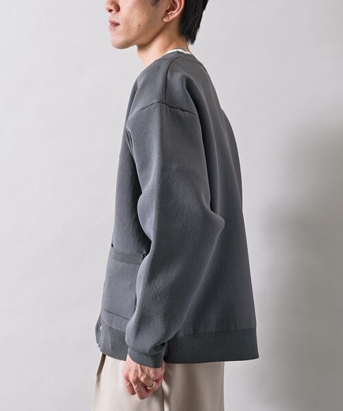 CRAFT STANDARD BOUTIQUE（クラフトスタンダードブティック）の「ウォッシャブルVネックカーディガン（カーディガン/ボレロ・メンズ・ベージュ/チャコールグレー/ブラック・M/L）」の19枚目の写真