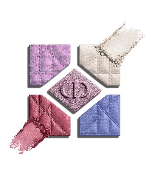 Dior(ディオール)の「ディオールショウ サンク クルール(限定品)(アイシャドウ・レディース・563 ブラウン ブロカール/964 ライラック チュール/855 ローズ モアレ/170 ミッドナイト ラメ・FREE)」の6枚目の写真