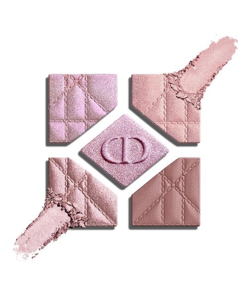 Dior(ディオール)の「ディオールショウ サンク クルール(限定品)(アイシャドウ・レディース・563 ブラウン ブロカール/964 ライラック チュール/855 ローズ モアレ/170 ミッドナイト ラメ・FREE)」の7枚目の写真