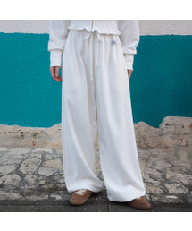 Back Pocket String Sweatpants [Ivory]