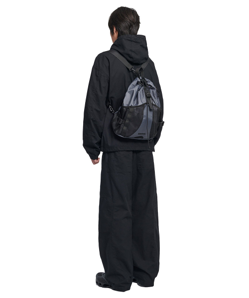 NOMANUAL(NOMANUAL)の「2WAY STRING BAG - GRAY(バックパック/リュック・レディース・その他・FREE)」の2枚目の写真