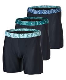 UNDER ARMOUR（アンダーアーマー）の「UAパフォーマンステック メッシュ 6インチ アンダーウェア （3枚セット）（トレーニング/メンズ）（ショーツ）」