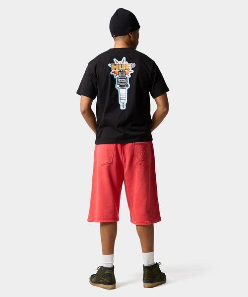 HUF(ハフ)の「SPARK IT UP TEE(Tシャツ/カットソー・メンズ・ブラック/ホワイト・S/M/L/XL/XXL)」の12枚目の写真