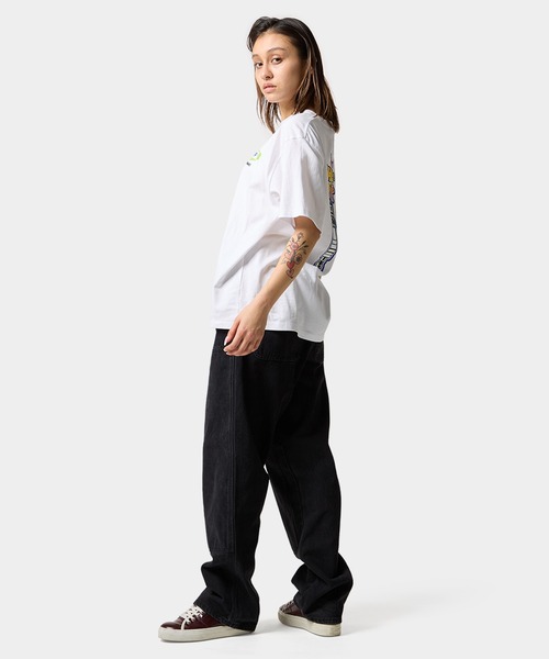 HUF(ハフ)の「SPARK IT UP TEE(Tシャツ/カットソー・メンズ・ブラック/ホワイト・S/M/L/XL/XXL)」の8枚目の写真