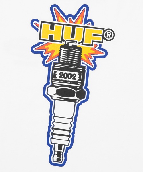 HUF(ハフ)の「SPARK IT UP TEE(Tシャツ/カットソー・メンズ・ブラック/ホワイト・S/M/L/XL/XXL)」の13枚目の写真