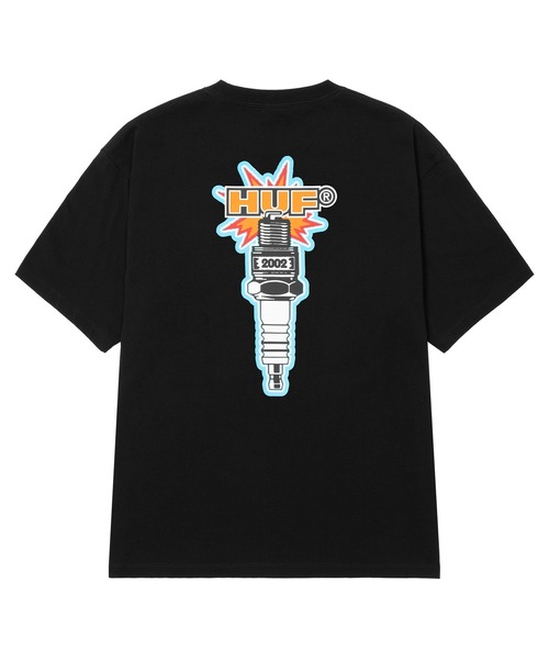 HUF(ハフ)の「SPARK IT UP TEE(Tシャツ/カットソー・メンズ・ブラック/ホワイト・S/M/L/XL/XXL)」の5枚目の写真