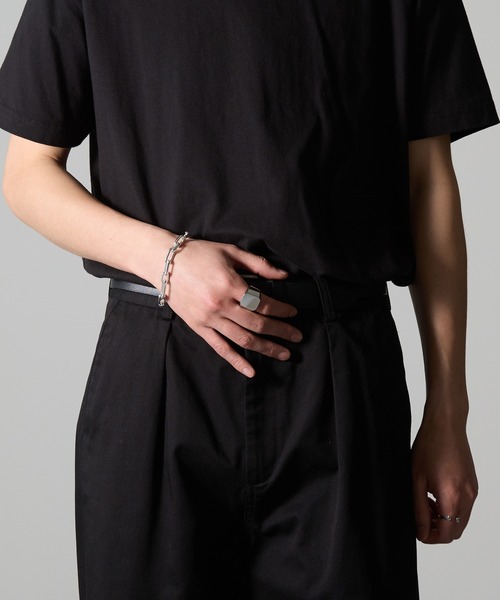 MAGASIN DE MODE Brew(マガジンデモードブリュー)の「【MAGASIN DE MODE Brew】Bold Square Ring -STENLESS STEEL- ステンレス(リング・メンズ・シルバー・ 19/22/24)」の6枚目の写真