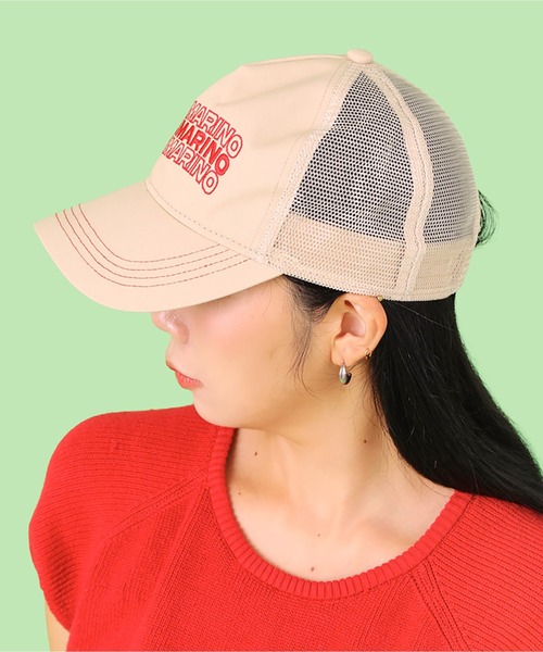 Casselini（キャセリーニ）の「Casselini(キャセリーニ)メッシュ刺繍キャップ（キャップ・レディース・ブラウン/ブルー/アイボリー・FREE）」の9枚目の写真