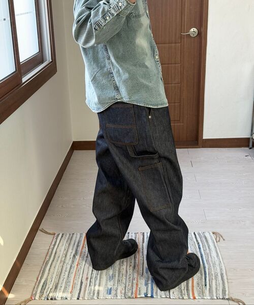 WKNDRS(ウィーキャンドース)の「DRAGGY WORK PANTS (D.BLUE)(デニムパンツ・レディース・その他・SMALL/MEDIUM/LARGE/X-LARGE)」の9枚目の写真