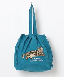 SVEC（シュベック）の「SOBIA / アニマル刺繍巾着トートバッグ（トートバッグ）」