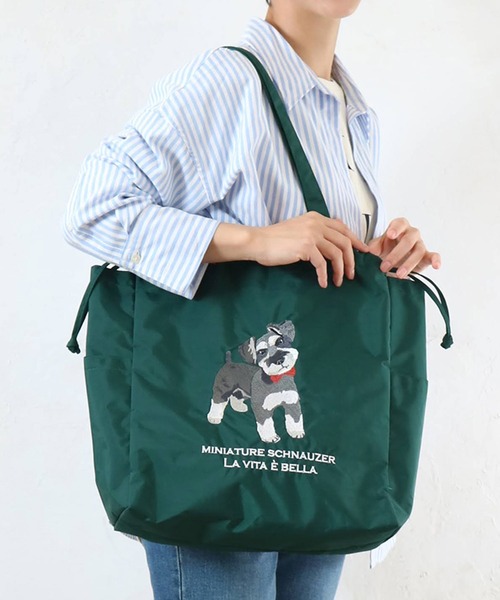 polka polka（ポルカポルカ）の「SOBIA / アニマル刺繍巾着トートバッグ（トートバッグ・レディース・その他2/その他1/その他6/その他4/その他5/その他3・FREE）」の17枚目の写真